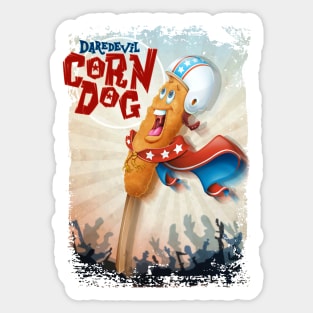 Daredevil Corn Dog Sticker